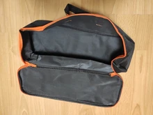 Estuche de almacenamiento organizador, bolsa de herramientas para aspiradora, accesorio portátil resistente al desgaste, duradero, con cierre de cremallera, práctico, negro