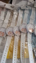 1pc nuevo relojes de niños niñas lindo Oso de dibujos animados de los niños reloj de las señoras de las mujeres de cuarzo relojes de pulsera para regalo de reloj