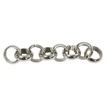 

7039 chain, 10 cm, link size 18x18mm (Silver)