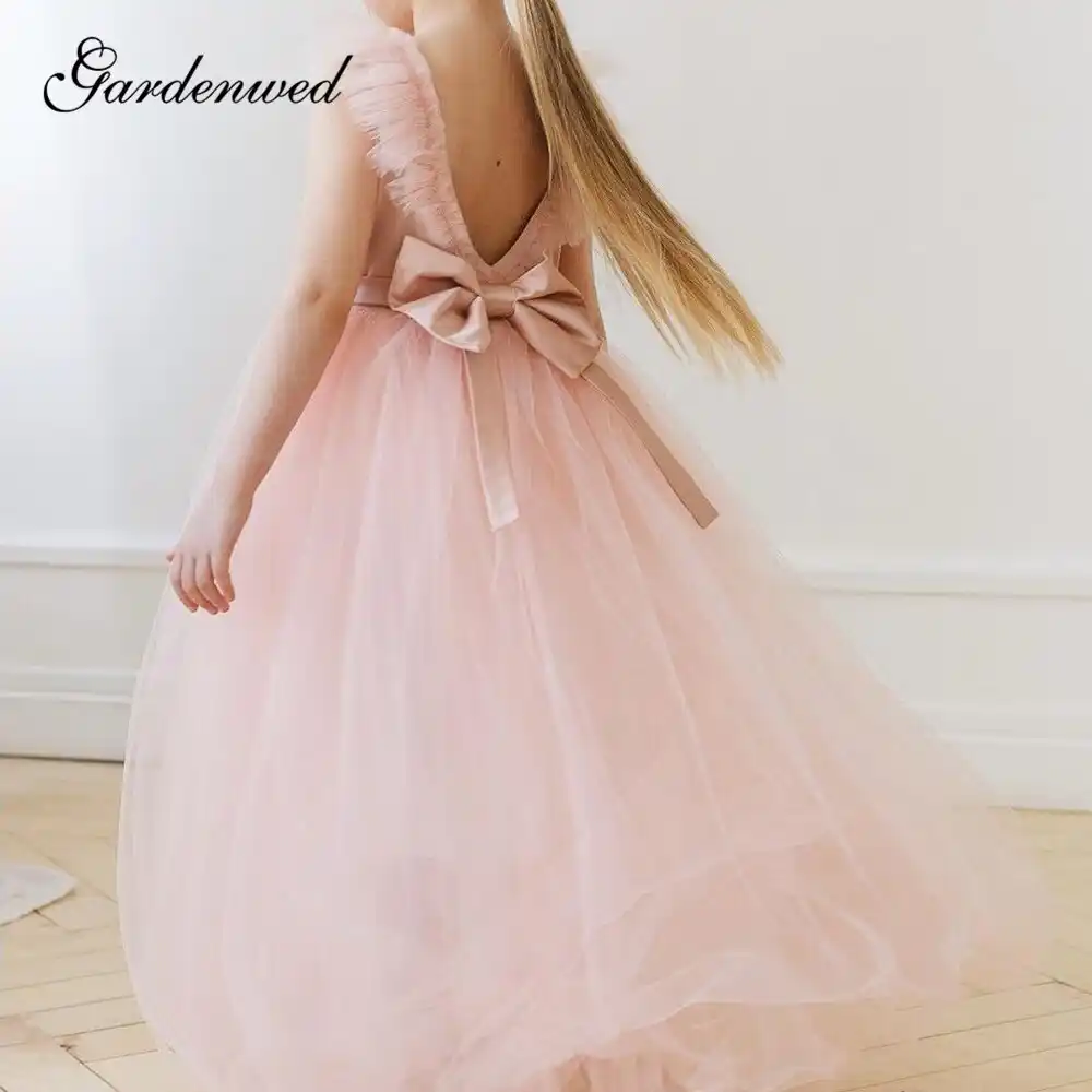 girls boho flower girl dress