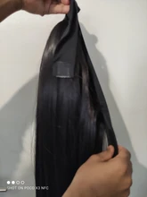 Pelucas de diadema largas y rectas para mujeres negras, pelo sintético resistente al calor, hecha a máquina, 20, 22, 24, 26, 28 y 30 pulgadas