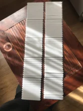 100 unids/set espuma de microfibra Anti-niebla Puente de la nariz almohadillas cojín para máscara de la boca