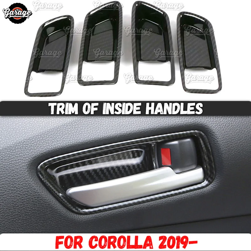 Накладка на внутренние ручки для Toyota Crolla-ABS пластик, 1 комплект/4 шт., украшение для автомобиля