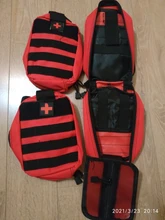 Molle-Kits de primeros auxilios tácticos, bolsa médica de emergencia para exteriores, ejército, coche de caza, emergencia, herramienta de supervivencia para acampada, bolsa militar EDC