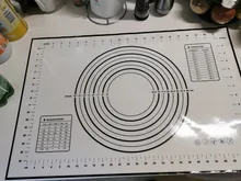 Esterilla para masa de silicona para amasar, hacer utensilio de cocina para hornear y masa de Pizza, dispositivos para hornear