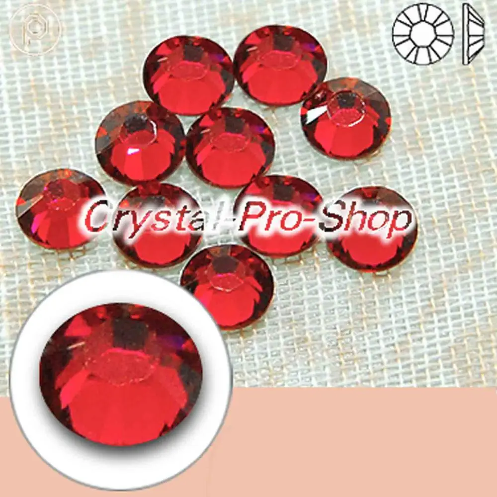 Светящийся Siam (227) кристаллический Элемент Swarovski (без горячей