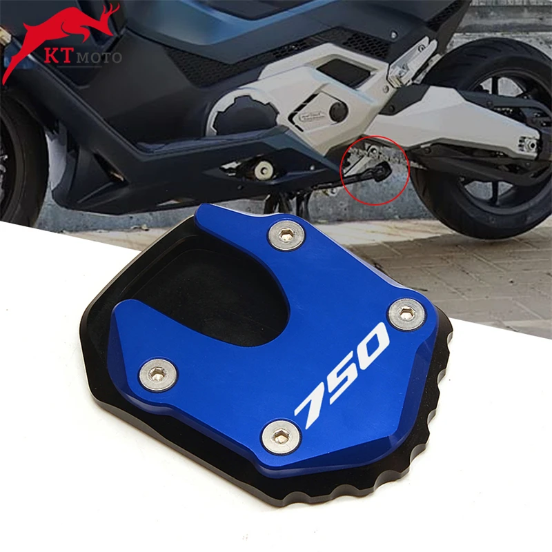 

Для HONDA Forza 750 FORZA750 Forza750 2020-2022 мотоцикл CNC алюминиевая подставка боковая подставка удлинитель поддерживающая пластина