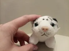 LLavero de peluche con colgante pequeño de Tigre, animales de peluche, mochila para niños y niñas, regalos de Navidad y cumpleaños