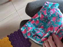 7 ~ 20KG bebé nadar bañadores nadar pañales piscina Pantalones de bebé unicornio nadar pañales reutilizables estilo flamenco cubierta suit-SW440