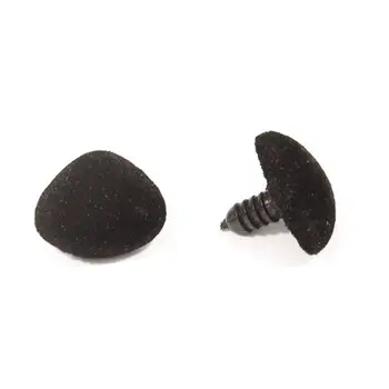 

Spout velvet 24*18mm, 2 pcs/pack (black)
