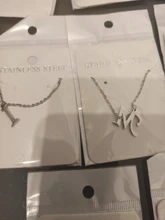 DOTIFI para las mujeres A-Z alfabeto carta colgante collares personalización collar de acero inoxidable Glamour joyas