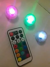 Vase-Bowl Submersible Light Party-Decoration Night-Lamp Battery-Operated Remote-Controlled