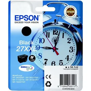 

EPSON Pack of 1 cartridge 27XXL-Black-Very high capacity 34.1ml