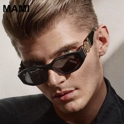 Retro Irregular Square Sunglasses For Women Men Small Frame Sun Glasses Luxury Brand Disigner Vintage Eyewear Anti-UV Wholesale