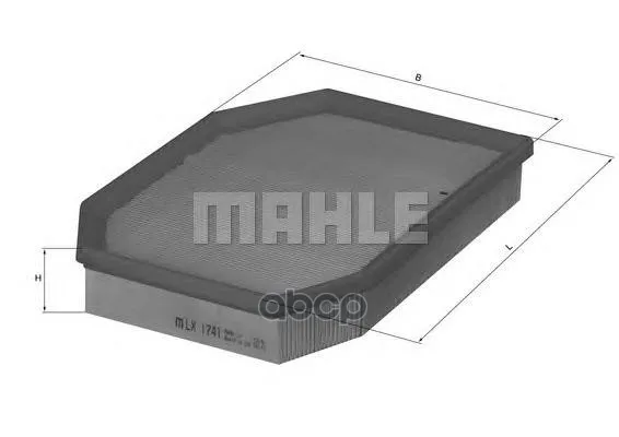 Фильтр Воздушный Mahle/Knecht Lx1741 Mahle/Knecht арт. LX1741