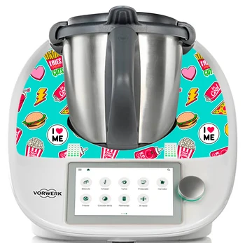 

Vinyl BUMPER decorative, side, VALIDO for THERMOMIX TM5 and TM6, kisses, decorate your THERMOMIX