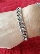 Pulsera de cadena cubana para hombre y mujer, brazalete clásico de acero inoxidable, 3/5/7mm de ancho, regalo de joyería, nueva moda, 2020