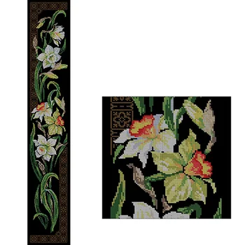 

842 set for embroidery Riolis 'нарциссы', 20*92 cm
