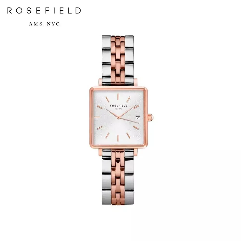Наручные часы Rosefield QMWSSR Q024 женские кварцевые на биколорном браслете|Женские часы|