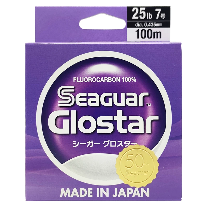 Seaguar Glostar Japan Fluorocabon 100% Fluorocarbon Fishing Line FC Shock Leader Line Fluorocarbon Leader Lure Line Leashes Fish 6