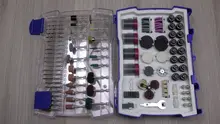 268PC Abrasive Rotary Tool Accessories Set Electric Mini Drill Bit Kit for Dremel Sanding