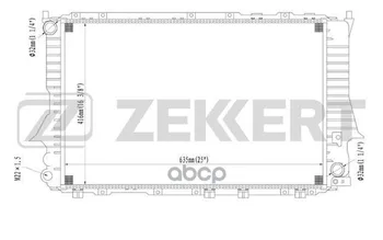 

Radiator OHL. DV. Audi 100 90-a6 94-zekkert art. mk-1025
