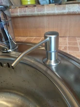 Sink Soap Dispenser Kitchen-Accessories Bathroom Stainless-Steel 300ML Brushed Manually-Press