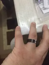 Carofeez-Anillo de piedras de imitación tipo circón para hombre y mujer, joyería negra, accesorios para amantes