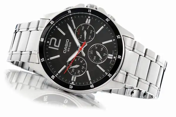 watch MTP 1374D 1A black dial 43.5mm 