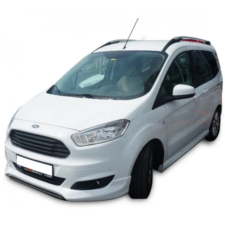 

Ford Courier (2015 - 2018) için Ön Tampon Dudak Custom Style Ön Tampon Etek Abs Plastik