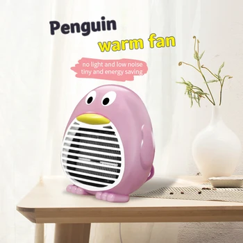 

Warmer Fan Heater Home 500W Mini Electric Heater Home Heating Electric Warm Fan Office Room Heaters Handy Air Heater Warmer Fan