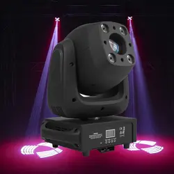 DJworld Led 4x10 Вт RGBW 4в1 движущаяся головка 100 Вт точечное освещение мойка гобо сценическое освещение DMX/USB обновление для дискотеки клуба