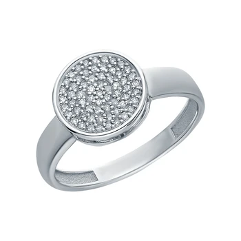 

Gold ring with diamonds sunlight sample 585