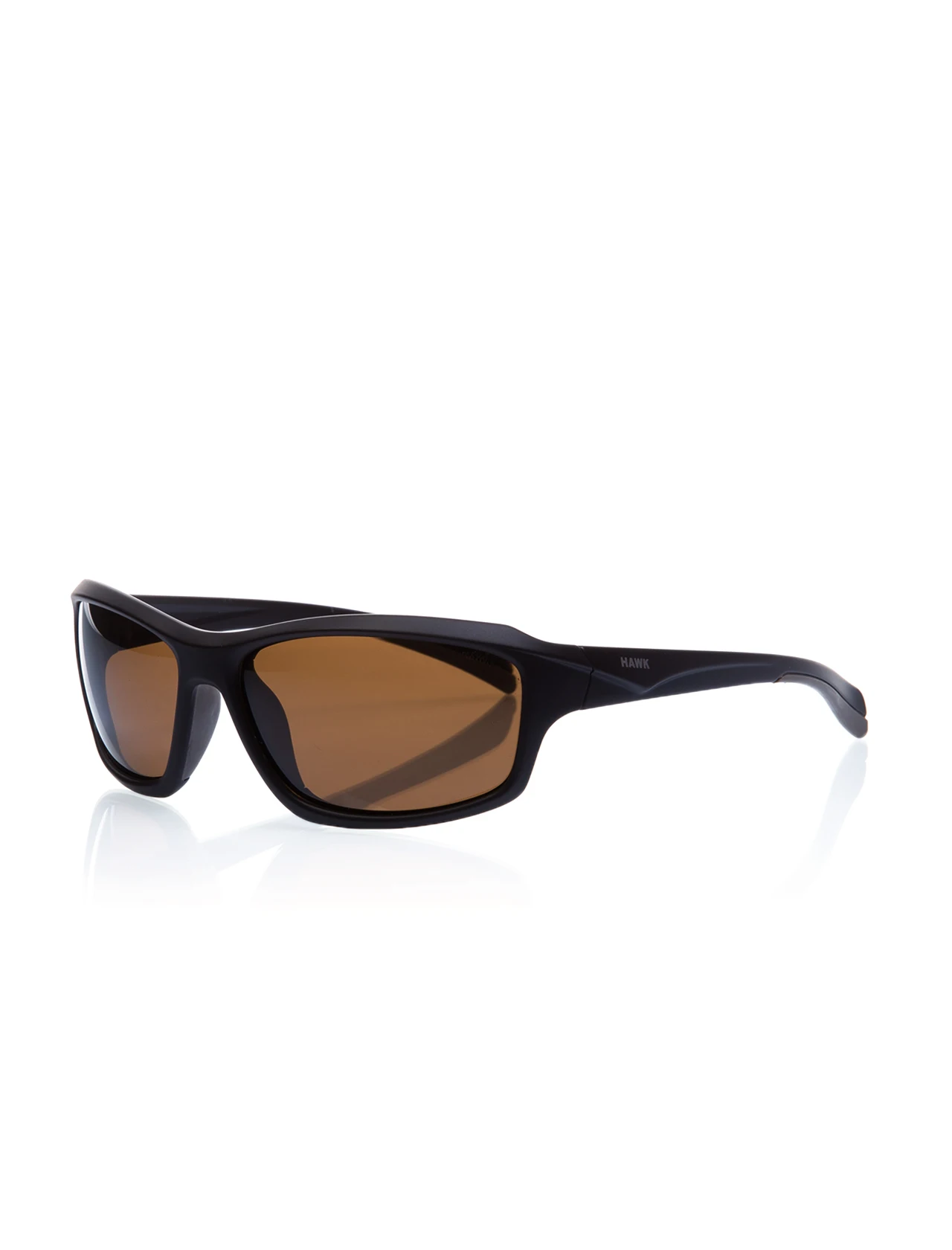 

Men's sunglasses hw 1503 02 bone Brown organic rectangle 61-16-136 hawk