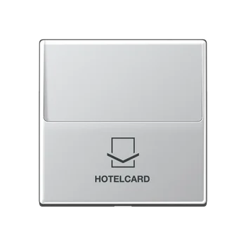 

Jung a 500 aluminum card switch pad (without Mechanism) for buttons (with sub-frame) a590cardal