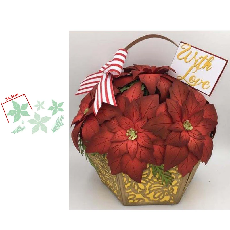 

Ultimate Poinsettia Die Set Metal Cutting Dies Stencils for DIY Scrapbooking Paper Cards Craft Making Decor New 2019 Embossing