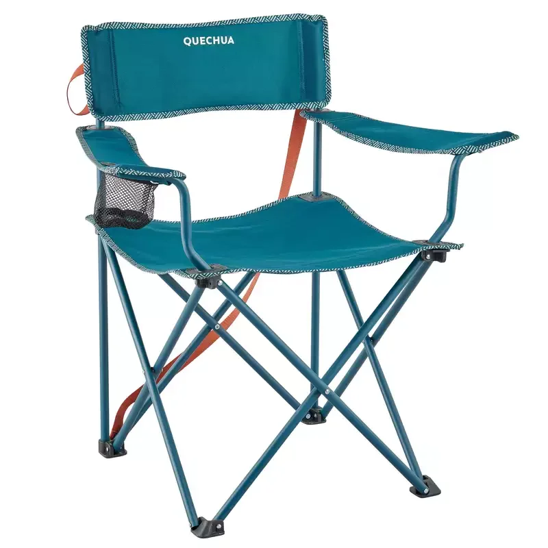 Quechua Katlanır Kamp Sandalyesi Mavi Picnic Chair Durable portable for Outdoor From Turkey | - Цена: 