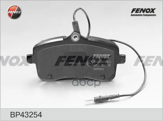 Bp43254_колодки Дисковые Передние! Peugeot 407 1.8i/1.6hdi 04 Fenox Bp43254 FENOX арт. BP43254