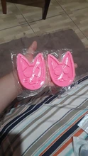 Silicone Mold Cat-Head-Keychain Jewellery Crafting Handmade DY0609 Charms Glossy Shiny