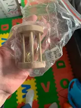 Bell Roller Chew-Toys Hamsters Unicycle Rat Pet-Rabbits Natural-Wood for D11/20-Dropship