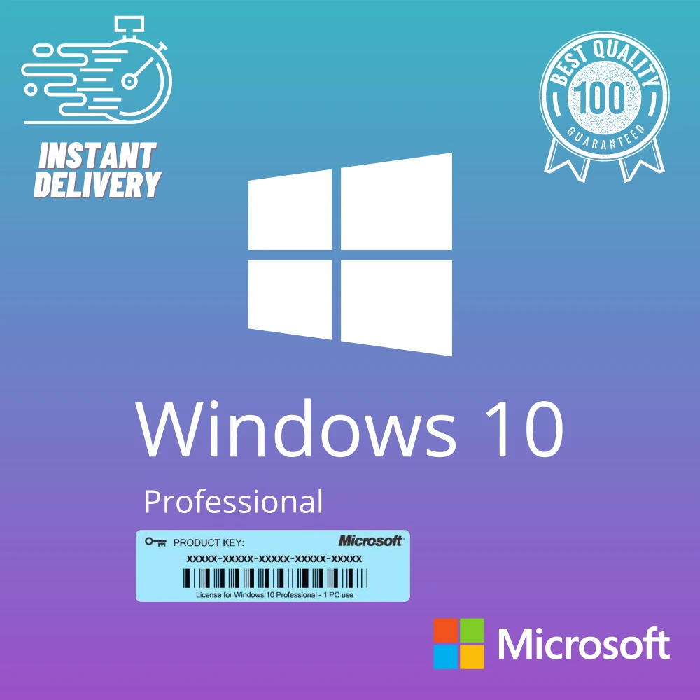 Window-s 10 Pro-llave de activación de 64/32 bits, producto profesional, versión completa 2021 auténtica