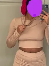 Kliou chándal de moda mujer cuello de tortuga completa top corto sin mangas + leggings juego elástico deportivo fitness trajes Casuales