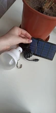 Solar-Lamp Led-Lighting Portable-Bulb 15W 130LM