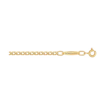 

Sokolov gold chain, fashion jewelry, 585, women's/men's, male/female, chain necklace