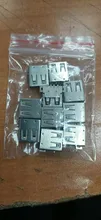 Puerto estándar USB tipo A, conector hembra de soldadura, PCB, USB-A, SMT, 4 pines, 10 Uds.