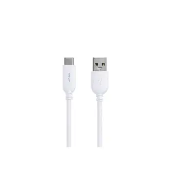 

USB-A TO USB-C 2.0 WHITE 100CM CHARGE AND SYNC CABLE.