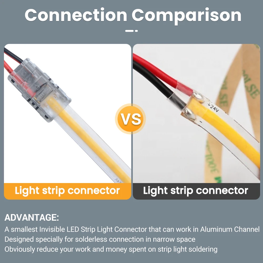 Connecteur DC + manchon LED