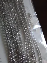 Link-Chain Necklace Bracelet-Making Gold-Tone Curb Stainless-Steel Diy Handmade 2-Meters