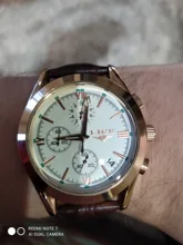 LIGE-Reloj analógico con correa de cuero para hombre, cronógrafo a la moda, de lujo superior, de cuero premium, impermeable, para deporte, nuevo, 2020