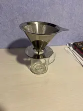 Baskets COFFEE-FILTER-HOLDER Stainless-Steel Reusable HAND-DRIP-FILTER